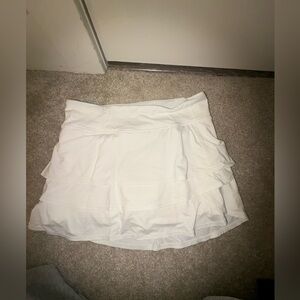 Athleta White Mini Skirt kids XXL fits XS women’s